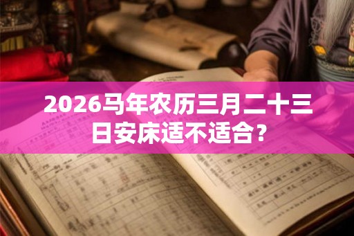 2026马年农历三月二十三日安床适不适合？