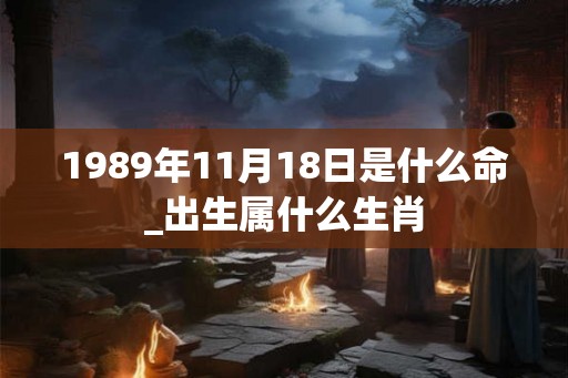1989年11月18日是什么命_出生属什么生肖