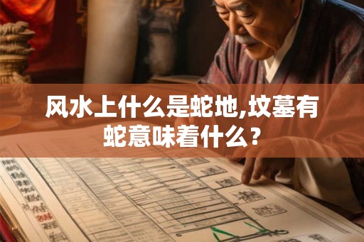 风水上什么是蛇地,坟墓有蛇意味着什么？