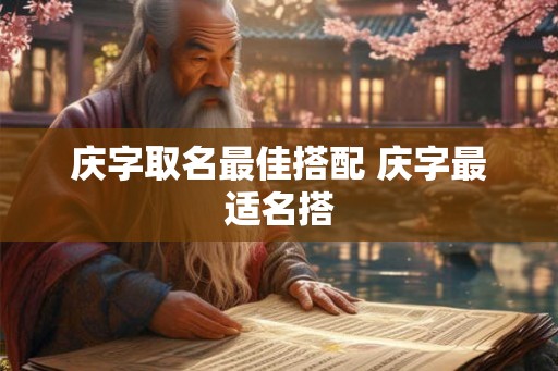 庆字取名最佳搭配 庆字最适名搭