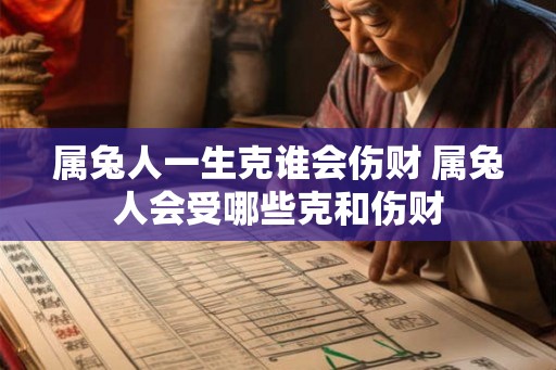 属兔人一生克谁会伤财 属兔人会受哪些克和伤财 属兔人一生克谁会伤财 属兔人会受哪些克和伤财
