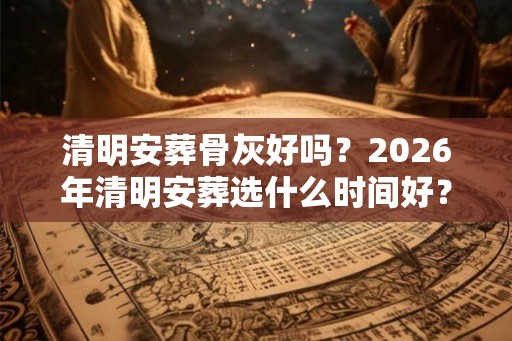清明安葬骨灰好吗？2026年清明安葬选什么时间好？