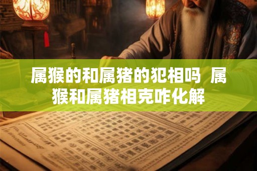 属猴的和属猪的犯相吗  属猴和属猪相克咋化解