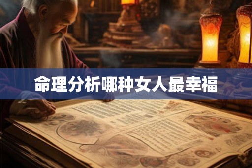 命理分析哪种女人最幸福