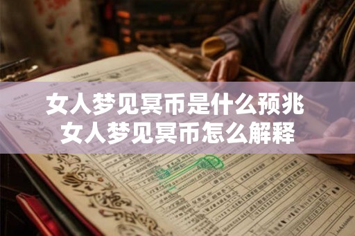 女人梦见冥币是什么预兆 女人梦见冥币怎么解释