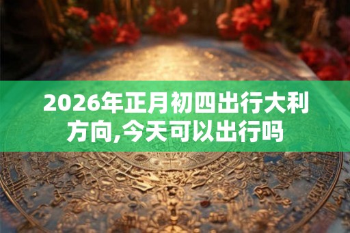 2026年正月初四出行大利方向,今天可以出行吗 2026年正月初四出行大利方向,今天可以出行吗