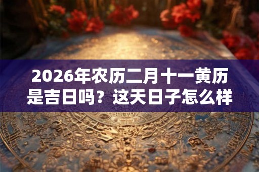 2026年农历二月十一黄历是吉日吗？这天日子怎么样？