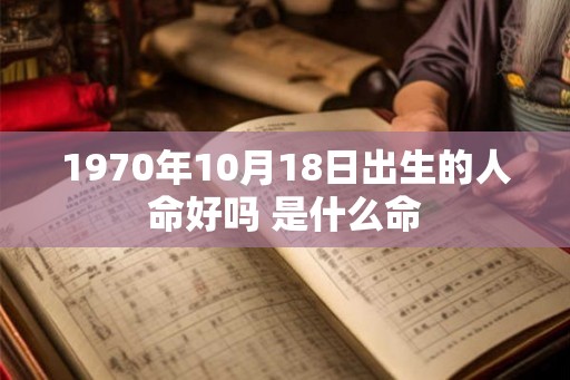 1970年10月18日出生的人命好吗 是什么命