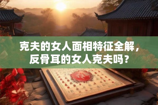 克夫的女人面相特征全解，反骨耳的女人克夫吗？