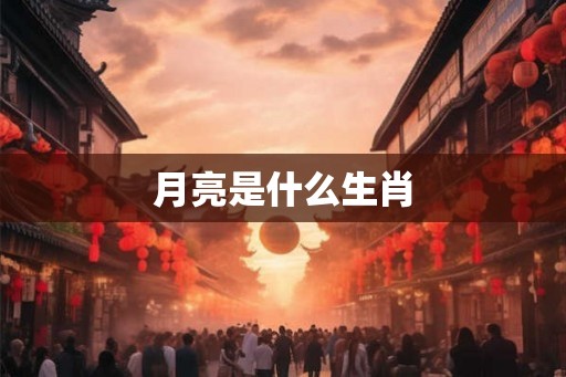 月亮是什么生肖
