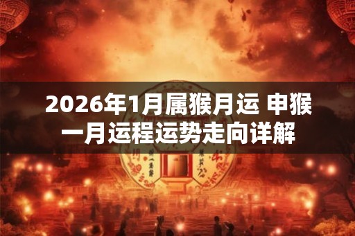 2026年1月属猴月运 申猴一月运程运势走向详解 2026年1月属猴月运 申猴一月运程运势走向详解