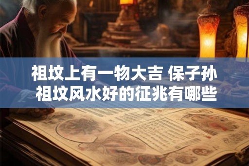 祖坟上有一物大吉 保子孙 祖坟风水好的征兆有哪些 祖坟上有一物大吉 保子孙 祖坟风水好的征兆有哪些
