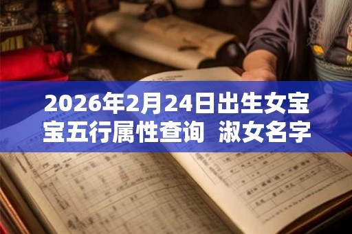 2026年2月24日出生女宝宝五行属性查询  淑女名字