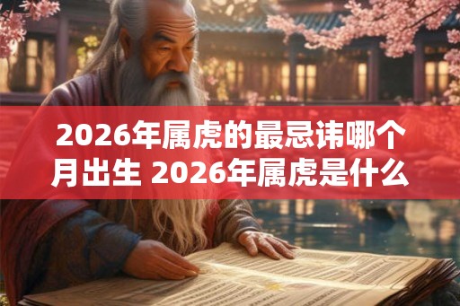 2026年属虎的最忌讳哪个月出生 2026年属虎是什么命