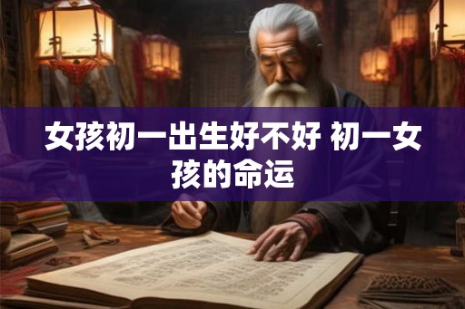 女孩初一出生好不好 初一女孩的命运