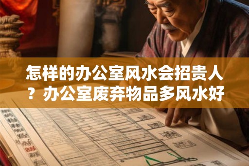 怎样的办公室风水会招贵人？办公室废弃物品多风水好吗？
