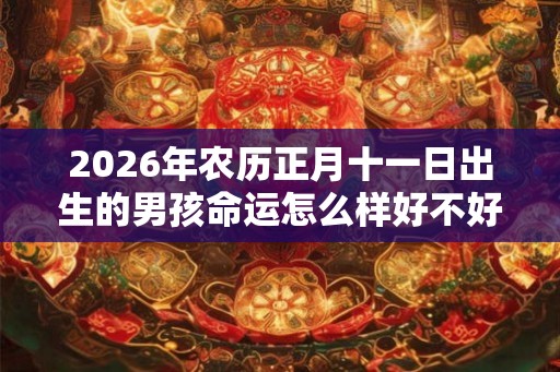 2026年农历正月十一日出生的男孩命运怎么样好不好？