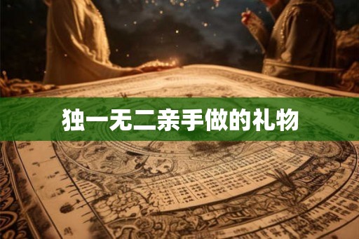 独一无二亲手做的礼物