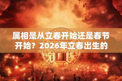 属相是从立春开始还是春节开始？2026年立春出生的人属相是什么？