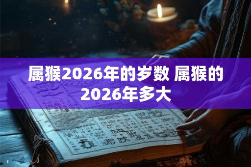 属猴2026年的岁数 属猴的2026年多大