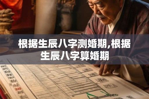 根据生辰八字测婚期,根据生辰八字算婚期