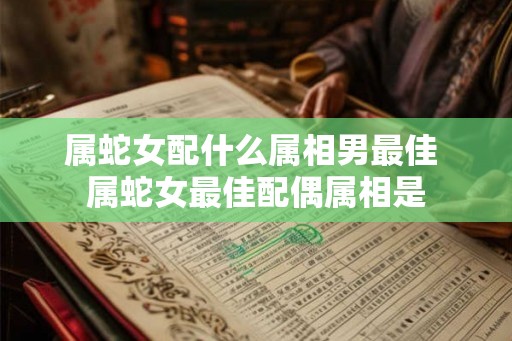 属蛇女配什么属相男最佳 属蛇女最佳配偶属相是