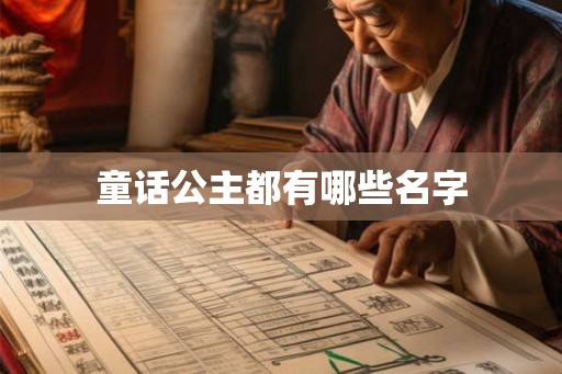 童话公主都有哪些名字