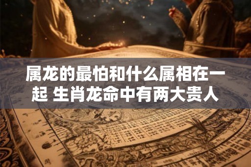 属龙的最怕和什么属相在一起 生肖龙命中有两大贵人