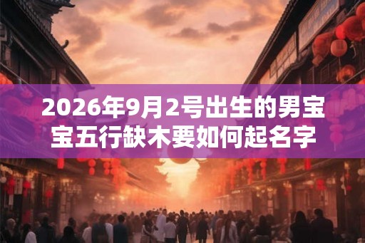 2026年9月2号出生的男宝宝五行缺木要如何起名字 2026年9月2号出生的男宝宝五行缺木要如何起名字