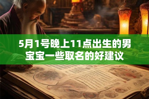 5月1号晚上11点出生的男宝宝一些取名的好建议
