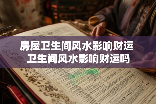 房屋卫生间风水影响财运 卫生间风水影响财运吗 房屋卫生间风水影响财运 卫生间风水影响财运吗
