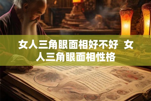 女人三角眼面相好不好  女人三角眼面相性格