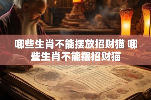 哪些生肖不能摆放招财猫 哪些生肖不能摆招财猫