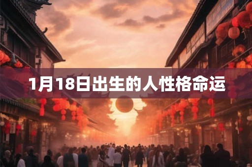 1月18日出生的人性格命运