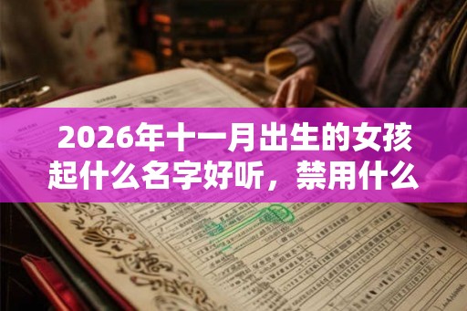 2026年十一月出生的女孩起什么名字好听，禁用什么字