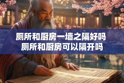厕所和厨房一墙之隔好吗 厕所和厨房可以隔开吗 厕所和厨房一墙之隔好吗 厕所和厨房可以隔开吗