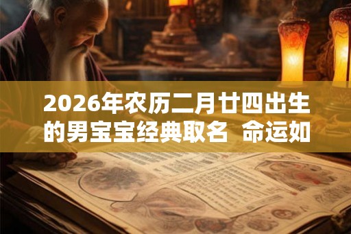2026年农历二月廿四出生的男宝宝经典取名 命运如何 2026年农历二月廿四出生的男宝宝经典取名 命运如何