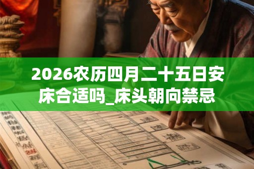 2026农历四月二十五日安床合适吗_床头朝向禁忌