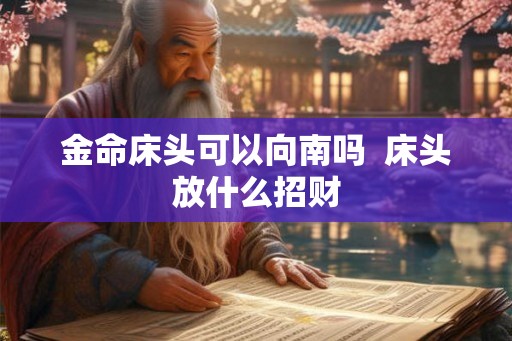 金命床头可以向南吗  床头放什么招财