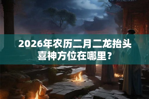 2026年农历二月二龙抬头喜神方位在哪里？