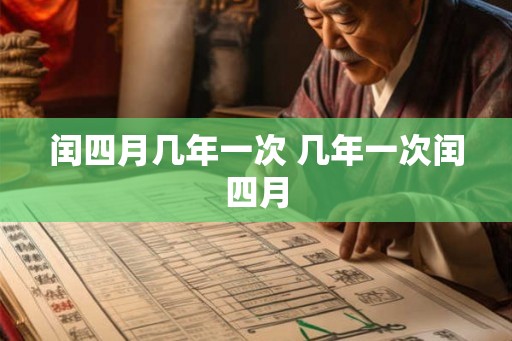 闰四月几年一次 几年一次闰四月