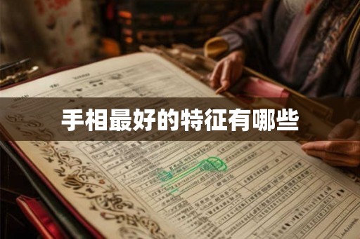 手相最好的特征有哪些