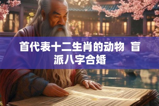 首代表十二生肖的动物  盲派八字合婚