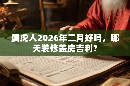 属虎人2026年二月好吗，哪天装修盖房吉利？