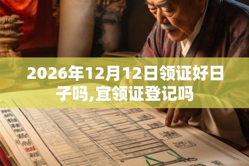 2026年12月12日领证好日子吗,宜领证登记吗