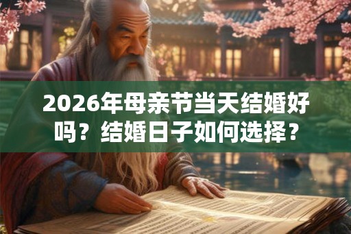 2026年母亲节当天结婚好吗？结婚日子如何选择？