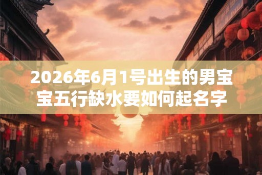 2026年6月1号出生的男宝宝五行缺水要如何起名字