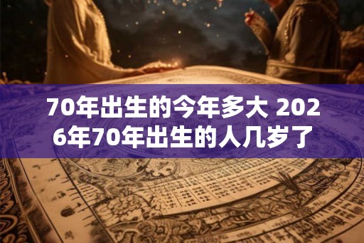 70年出生的今年多大 2026年70年出生的人几岁了