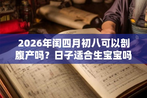 2026年闰四月初八可以剖腹产吗？日子适合生宝宝吗？