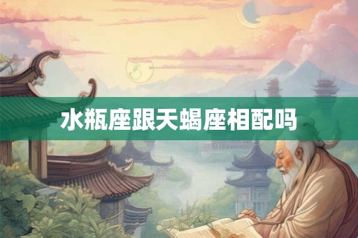 水瓶座跟天蝎座相配吗